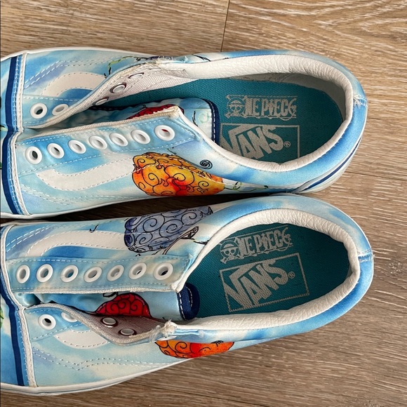 Vans X One Piece devil fruit classic lace up sneakers shoes 10w 8.5m anime - Picture 4 of 6